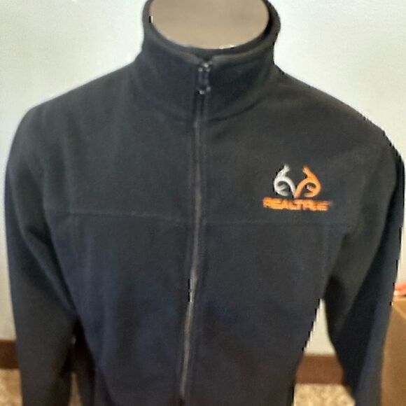 RealTree Mens Medium Fleece Full ZIP Jacket - Picture 1 of 5